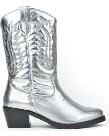 Botas de Mujer BONAVENTURE BOTA COWBOY PLATA METALPLATA METAL