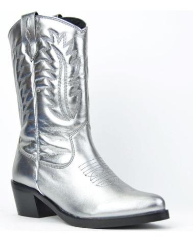 Botas de Mujer BONAVENTURE BOTA COWBOY PLATA METALPLATA METAL