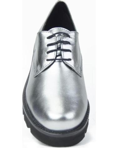 Zapatos de Mujer EL CABALLO ZAPATO MOCASIN PLATA METALPLATA METAL