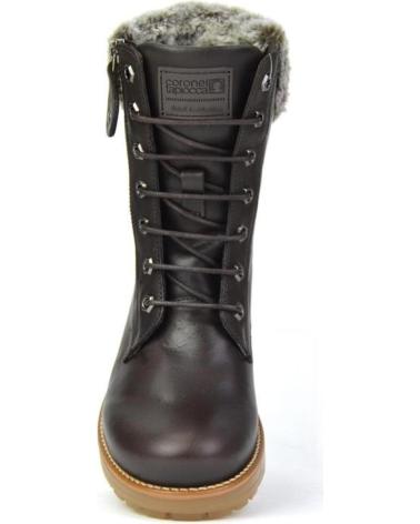 Stivaletti per Donna coronel tapiocca BOTIN SENORA PIEL MARRON PELOPIEL MARRON PELO