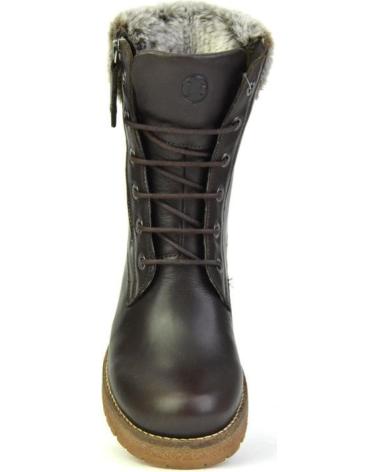 Botins de Mulher coronel tapiocca BOTIN SENORA PIEL MARRON PELOPIEL MARRON PELO