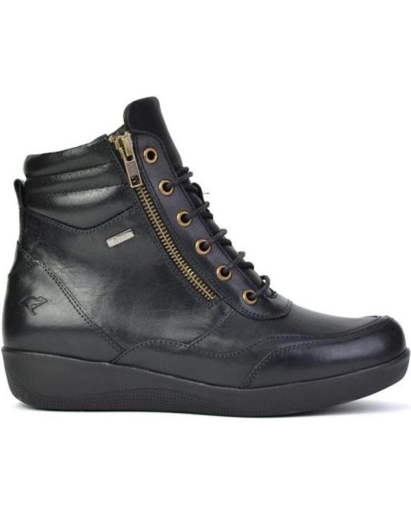 Botines de Mujer kangaroos BOTIN SENORA PIEL NEGROPIEL NEGRO