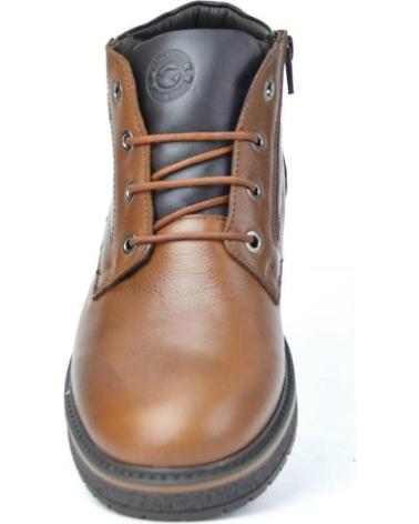 Man Mid boots KANGAROOS BOTIN CABALLERO PIEL CUERO-MARRONPIEL CUERO-MARRON