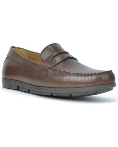 Mocasines de Hombre KANGAROOS MOCASIN CABALLERO PIEL MARRONMARRON
