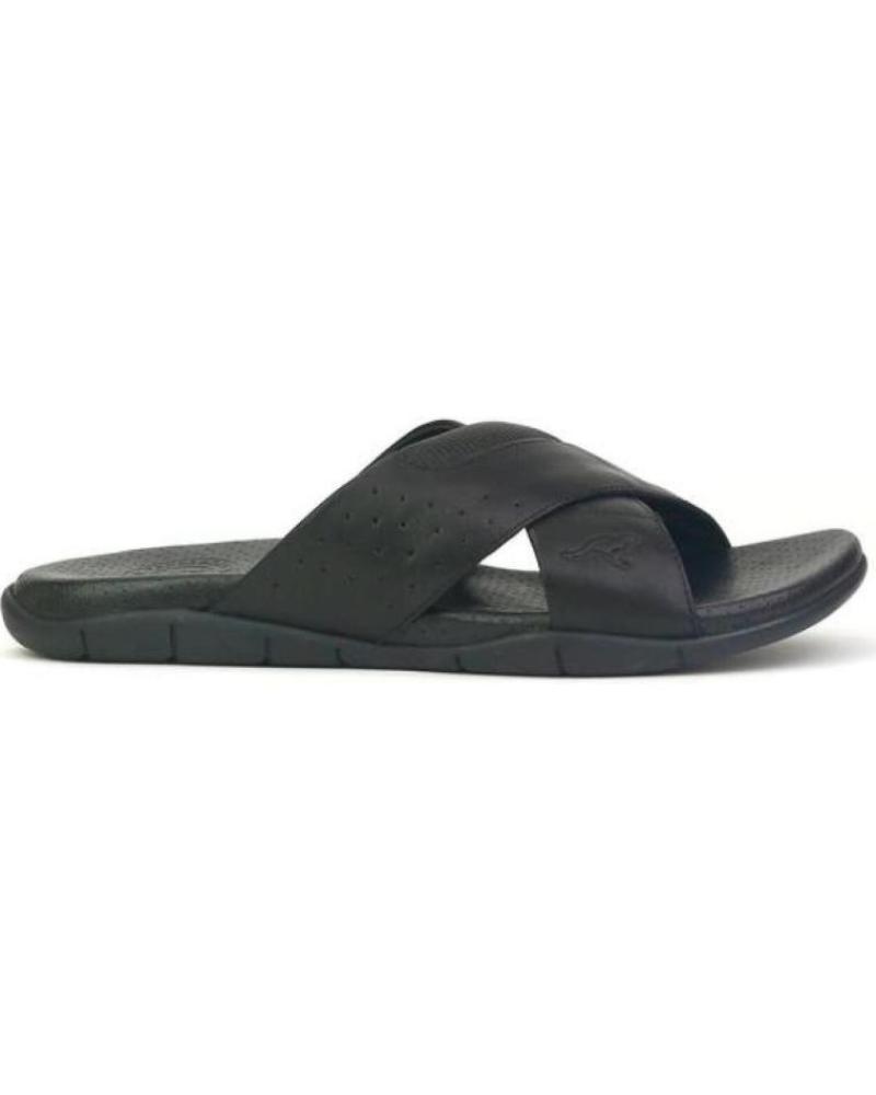 Sandalias de Hombre KANGAROOS SANDALIA CABALLERO PIEL NEGROPIEL NEGRO