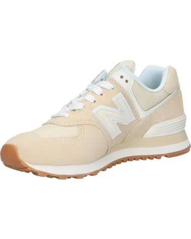 Sapatilhas de Mulher NEW BALANCE WL574QB2 WL574V2 SANDTONE