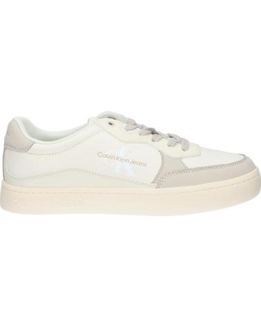 Zapatillas deporte de Hombre CALVIN KLEIN YM0YM00885 CLASSIC CUPSOLE 0GF CREAMY WHITE-EGGSHELL