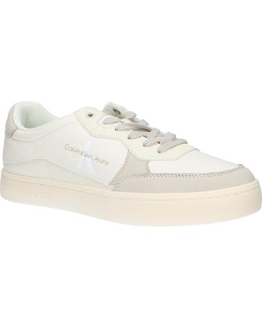 Zapatillas deporte de Hombre CALVIN KLEIN YM0YM00885 CLASSIC CUPSOLE 0GF CREAMY WHITE-EGGSHELL