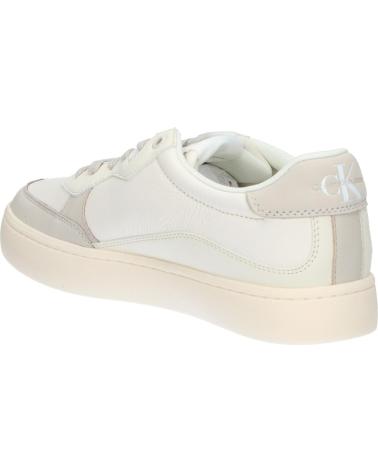 Zapatillas deporte de Hombre CALVIN KLEIN YM0YM00885 CLASSIC CUPSOLE 0GF CREAMY WHITE-EGGSHELL
