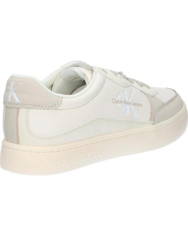 Zapatillas deporte de Hombre CALVIN KLEIN YM0YM00885 CLASSIC CUPSOLE 0GF CREAMY WHITE-EGGSHELL