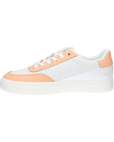 Zapatillas deporte de Mujer CALVIN KLEIN YW0YW01296 CLASSIC CUOSOLE 02S BRIGHT WHITE-APRICOT ICE
