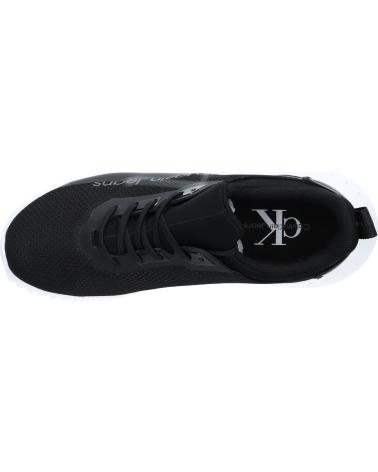 Zapatillas deporte de Mujer CALVIN KLEIN YW0YW01303 EVA RUN SLIPON 0GM BLACK-BRIGHT WHITE