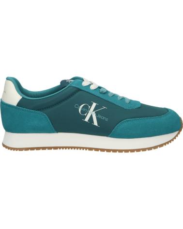 Zapatillas deporte de Hombre CALVIN KLEIN YM0YM00746 RETRO RUNNER 0G3 BAYOU-OIL BLUE-CREAMY WHITE