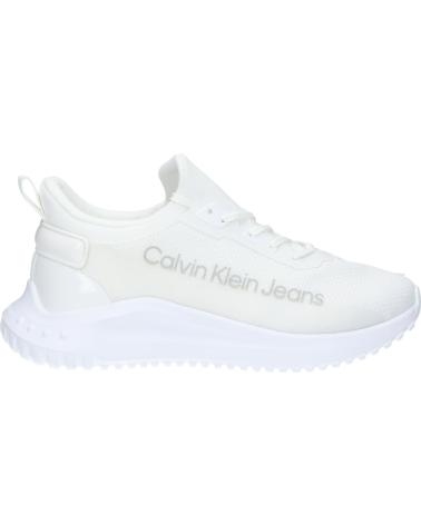 Zapatillas deporte de Mujer CALVIN KLEIN YW0YW01303 EVA RUN SLIPON 01W BRIGHT WHITE-BLACK