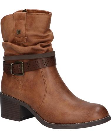 Botas de Mujer MTNG BOTINES DE TACON MUSTANG 52764 CUERO MARRóN