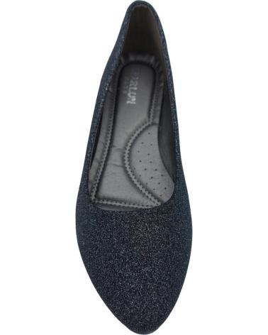 Schuhe für Damen CALZADOMANIA MANOLETINA BRILLO NEGRO