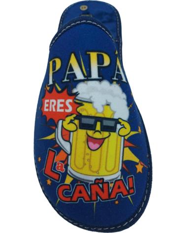Hausschuhe-De-Hombre-CALZADOMANIA-ZAPATILLA-CASA-PAPA-MARINO