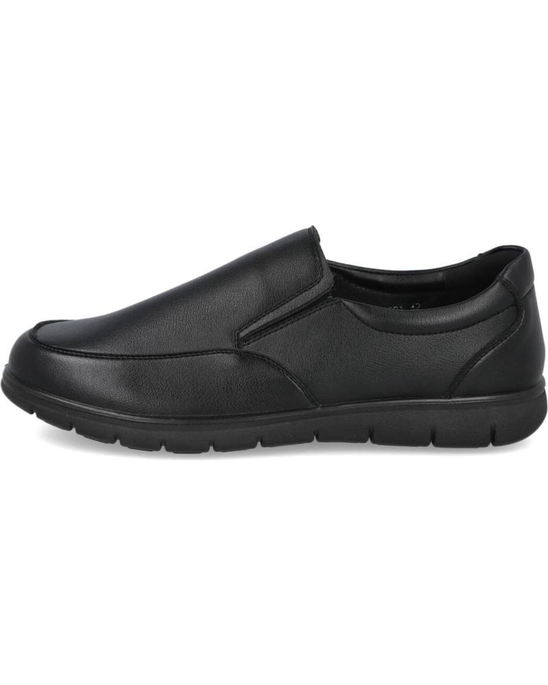 L&R SHOES SLIP-ON LOAFERS FOR MEN IN BLACK NEGRO
