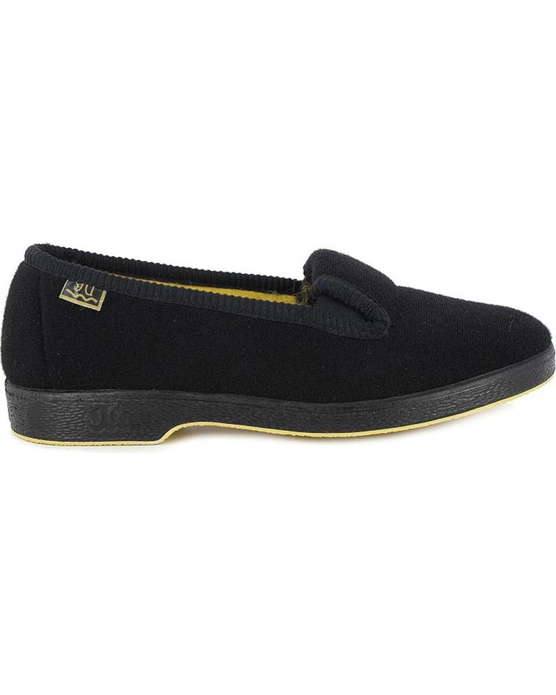 Pantofole per Donna D`CUTILLAS ZAPATILLA DOMESTICA DOCTOR CUTILLAS FIGUERAS 472 NEGRO