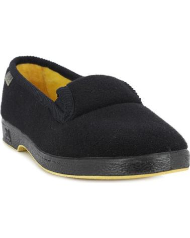 Pantofole per Donna D`CUTILLAS ZAPATILLA DOMESTICA DOCTOR CUTILLAS FIGUERAS 472 NEGRO