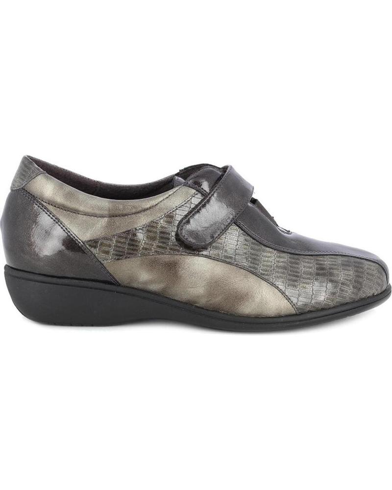 Zapatos de Mujer D`CUTILLAS DOCTOR CUTILLAS - ZAPATOS VELCRO INVIERNO MUJER PLANTI ANTRACITA