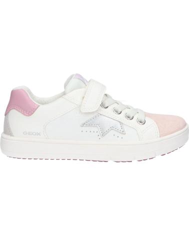 Sportivo per Bambina GEOX J35GZA 08514 J FASTICS C0674 WHITE-ROSE