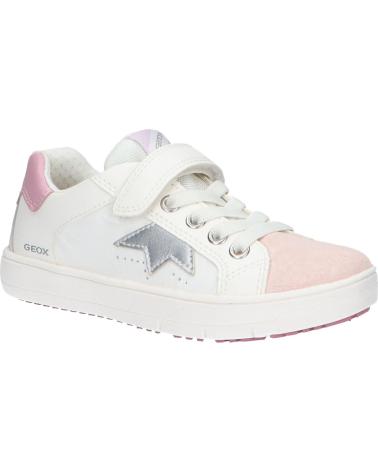Sportivo per Bambina GEOX J35GZA 08514 J FASTICS C0674 WHITE-ROSE