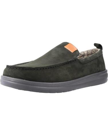 Zapatos de Hombre hey dude INFORMALES HOMBRE MODELO WALLY GRIP MOC COLOR NEGRO BLACK BLACK