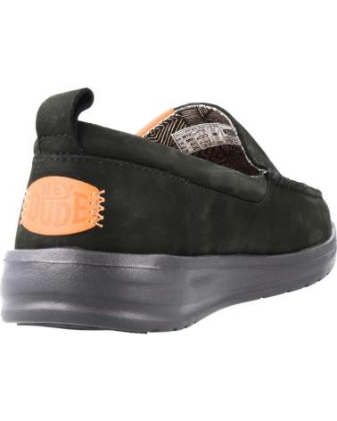 Zapatos de Hombre hey dude INFORMALES HOMBRE MODELO WALLY GRIP MOC COLOR NEGRO BLACK BLACK