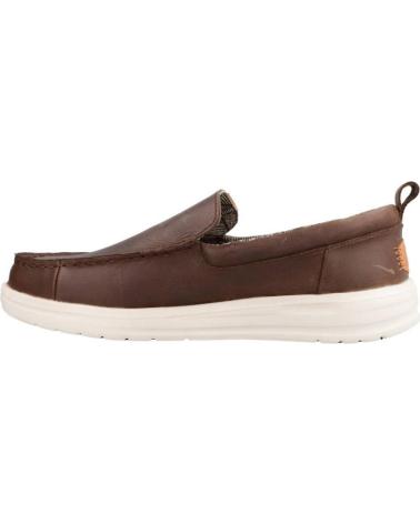 Schuhe für Herren hey dude INFORMALES HOMBRE MODELO WALLY GRIP MOC COLOR MARRON GREY GREY