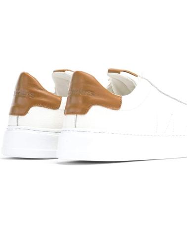 Zapatillas deporte de Hombre WONDERS DEPORTIVA PIEL RELIEVE CB-3920 BLANCO