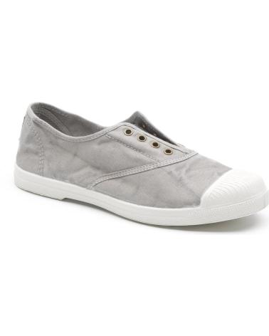 NATURAL WORLD 102E OLD LAVANDA ZAPATILLA DE MUJER CON PUNTERA DE GOMA - GRIS CLARO