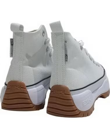 Zapatillas deporte pour Femme  BOTIN DE LONA CON PLATAFORMA BLANCO
