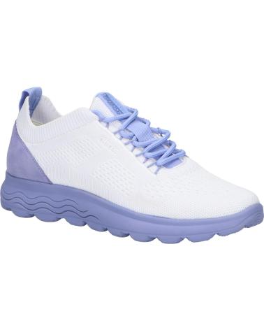 Deportivas de Mujer GEOX D15NUA 06K22 D SPHERICA C1Q8X OFF WHITE-LT VIOLET