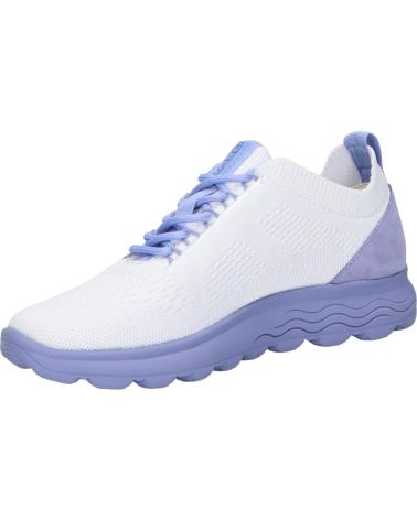 Deportivas de Mujer GEOX D15NUA 06K22 D SPHERICA C1Q8X OFF WHITE-LT VIOLET