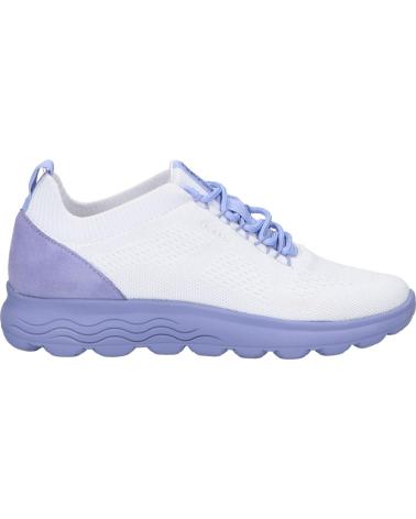 Deportivas de Mujer GEOX D15NUA 06K22 D SPHERICA C1Q8X OFF WHITE-LT VIOLET