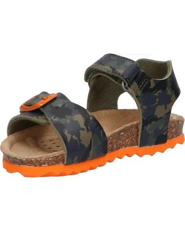 Sandales pour Garçon GEOX B922QA 00004 B SANDAL CHALKI C0623 MILITARY-ORANGE