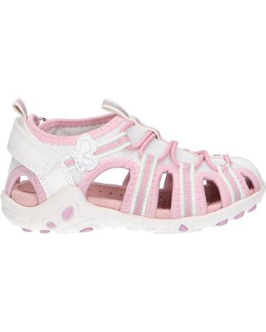 Sandálias de Menina GEOX J35GRA 0GNBC J SANDAL WHINBERRY C0406 WHITE-PINK