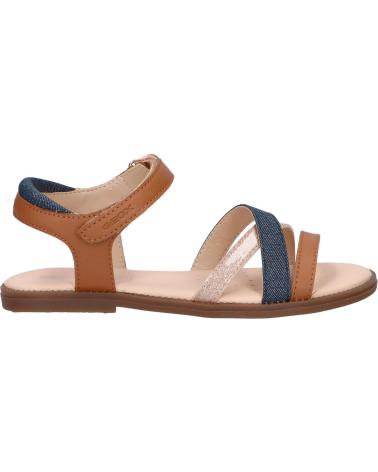 Sandali per Donna e Bambina GEOX J5235D 0BC09 J SANDAL KARLY C6N4B COGNAC-AVIO