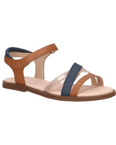 Sandali per Donna e Bambina GEOX J5235D 0BC09 J SANDAL KARLY C6N4B COGNAC-AVIO