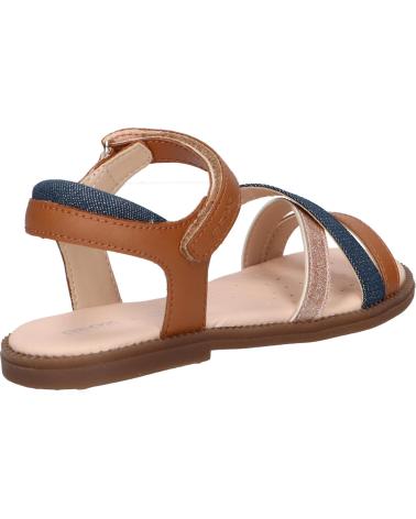 Sandali per Donna e Bambina GEOX J5235D 0BC09 J SANDAL KARLY C6N4B COGNAC-AVIO