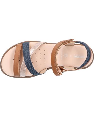 Sandali per Donna e Bambina GEOX J5235D 0BC09 J SANDAL KARLY C6N4B COGNAC-AVIO