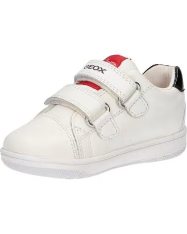Sneaker für Mädchen und Junge GEOX B351HA 08502 B NEW FLICK C0050 WHITE-RED