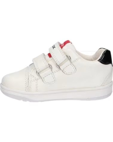 Sneaker für Mädchen und Junge GEOX B351HA 08502 B NEW FLICK C0050 WHITE-RED