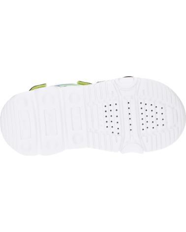 Sandali per Bambino GEOX J25GGA 014CE J SANDAL WROOM C0876 LIME-ROYAL