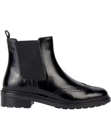 GEOX D WALK PLEASURE D36TGD BOTINES CHELSEA MUJER NEGROS NEGRO