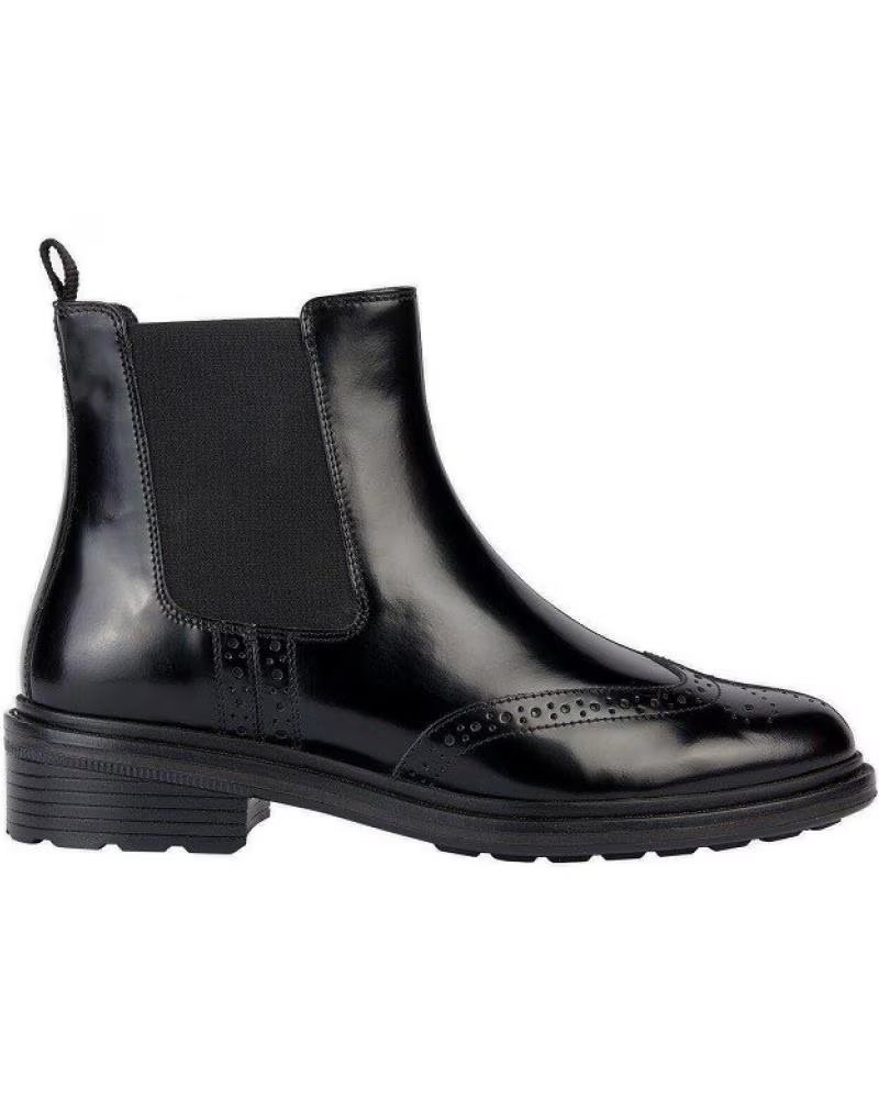 GEOX D WALK PLEASURE D36TGD BOTINES CHELSEA MUJER NEGROS NEGRO