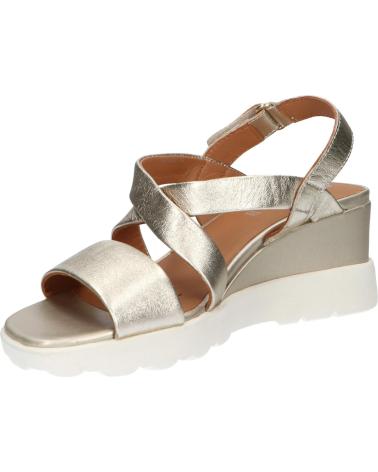 Woman Sandals GEOX SANDALIA CON CIERRE DE VELCRO Y CUNA GOLD