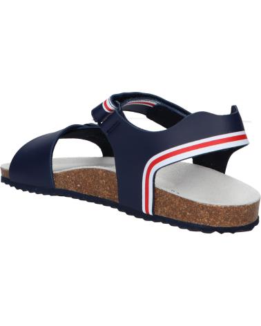 boy Sandals GEOX J028LB 0006A J GHITA C4580 BLUE-RED-WHITE