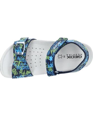 Sandálias de Menino GEOX J028LB 00004 J GHITA C0749 NAVY-LIME